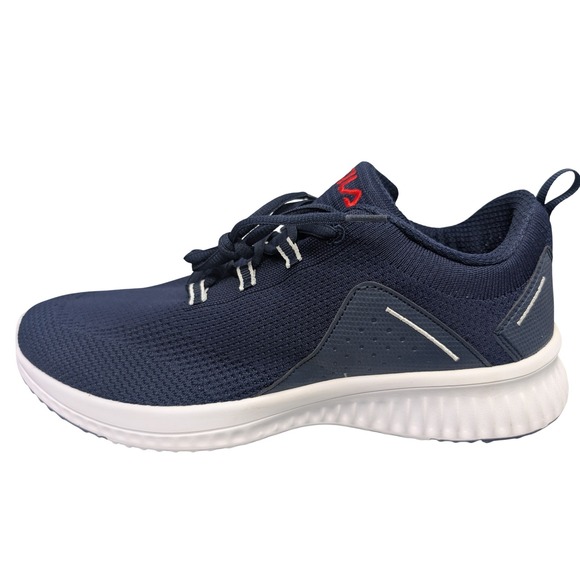 NEW Fila Verso Running Shoes Mens Sz 11 Navy Blue Low Top Sneakers 1RM00981-422 - Picture 2 of 12